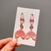 18# pink love fish tail