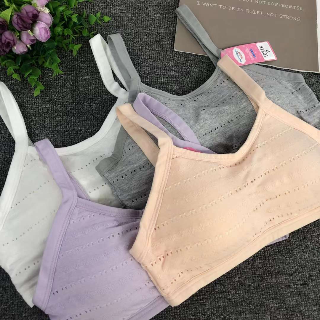 Nuevo chaleco sin costura de alta elasticidad fija copa de mujer chaleco sin anillo de acero sujetador de encaje ropa interior deportiva mujer al por mayor