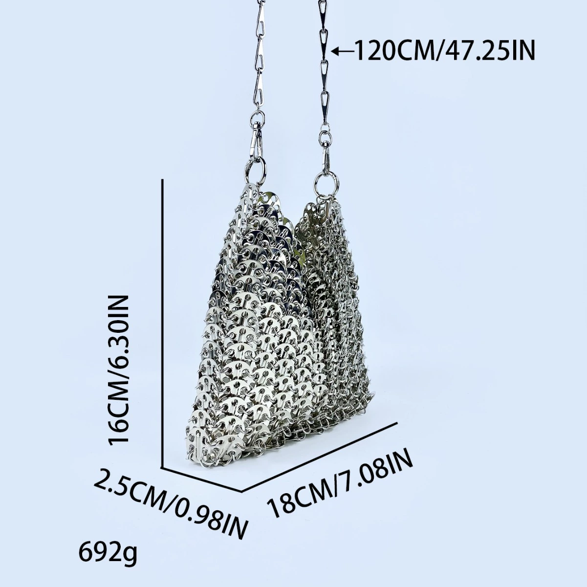 Big shoulder bag handmade, one-shoulder bag, bag strap, light luxury style