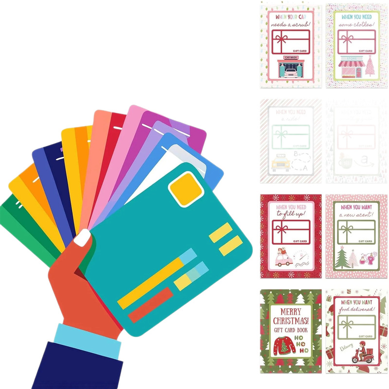 MERRY CHRISTMAS! GIFT CARD BOOK Hardcover & Durability Line|undefined