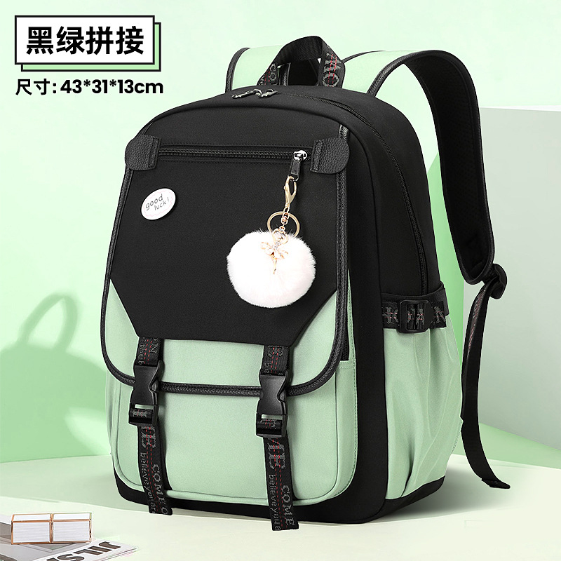 Mochila para niñas, estudiantes de secundaria, mochilas para niñas, modelos de celebridades de Internet de alto valor, estudiantes de secundaria de gran capacidad, mochilas ligeras