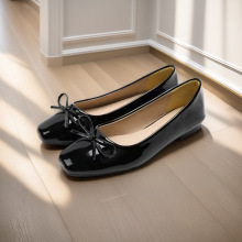 平底单鞋女2024蛋卷鞋软底豆豆鞋浅口工作鞋外贸跨境 shoe s wome