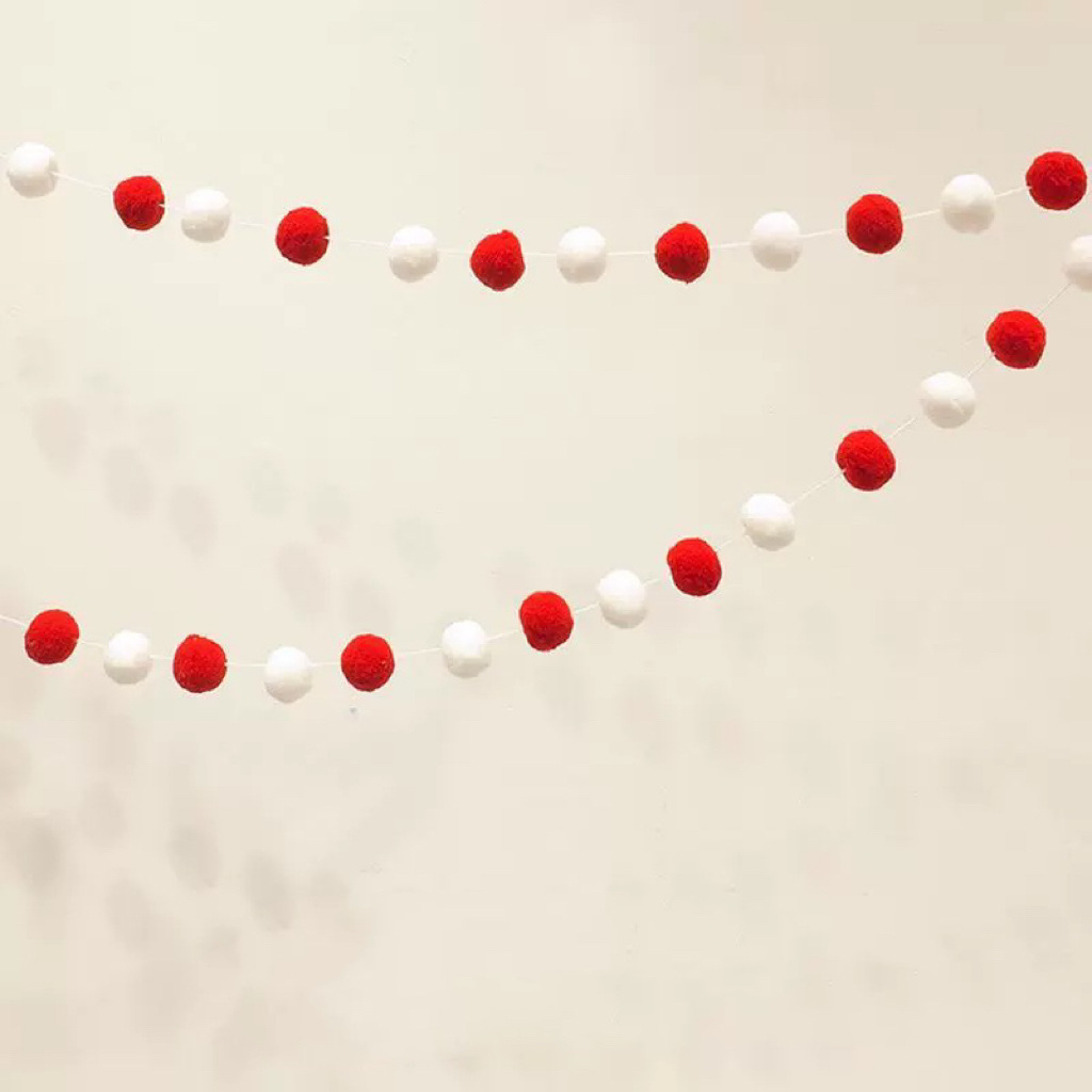 빨간색과 흰색(15개들이 팩)