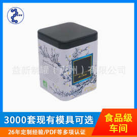 马口铁方形茶叶罐定制 铁观音绿茶铁罐装 安吉老白茶散茶罐子批发