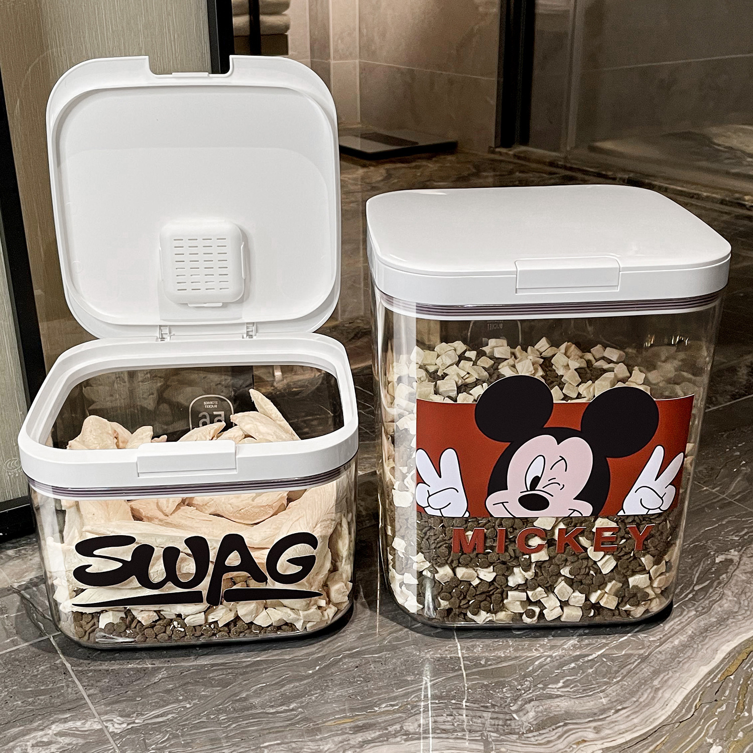 Cat food storage bucket dog food seal tank moisture -proof food…