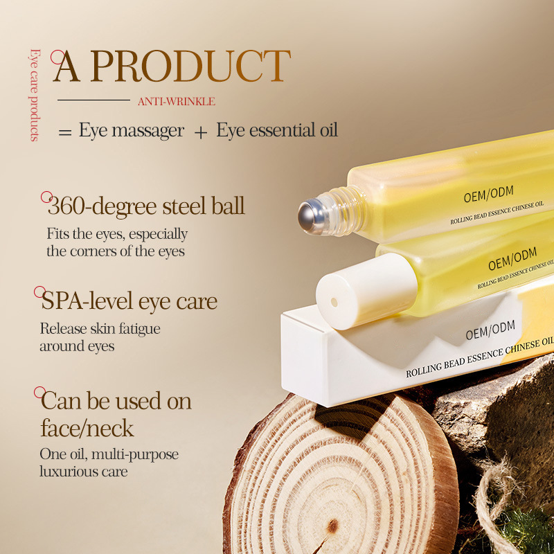 Astragalus ocular antiarrugas esencia transfronteriza atenuación de las líneas de los ojos círculos oscuros ojos esencia de aceite OEM bolsas de ojos personalizadas