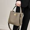 Shoulder bag, capacious summer one-shoulder bag, genuine leather