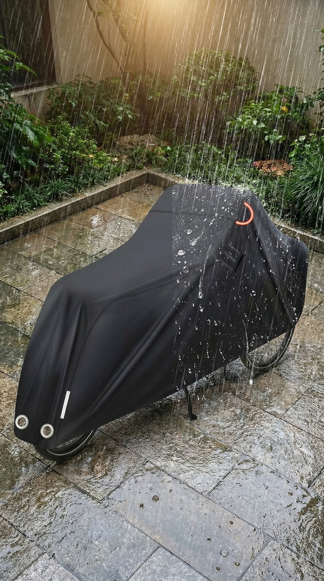 Amazon Heavy-Duty Tricycle Cover Motorcycle Cover 420D Cross-Border Rainproof Cover Oxford Cloth Bicycle Cover