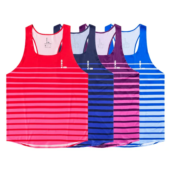 Zero Resistance Summer Running Vest Men's Marathon Quick-drying Breathable Ultra-light Training Competition Sports Examination Track and Field Clothing for Women