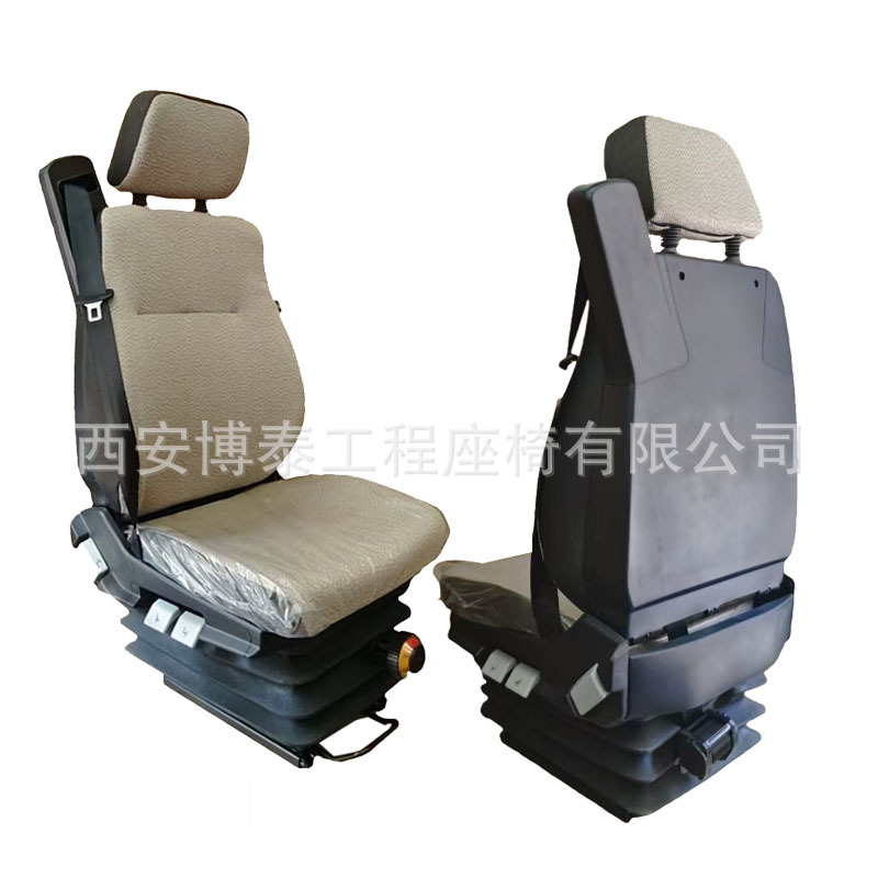 Asiento de conductor de coche asiento de tres puntos cinturón de seguridad camión pesado mecánico amortiguación asiento ingeniería mecánica
