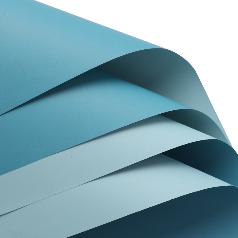 Siete colores cordier de dos colores papel de color sólido papel de oro de papel de oro lipa ramo de flores impermeable papel de envoltura de flores materiales de flores papel de embalaje de flores