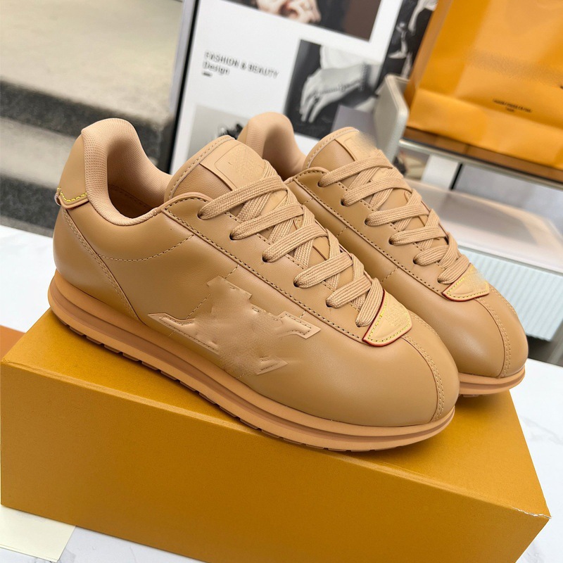 Zapatillas Deportivas Casual FW25 de Cuero Marrones para Hombre y Mujer | Protección Impermeable