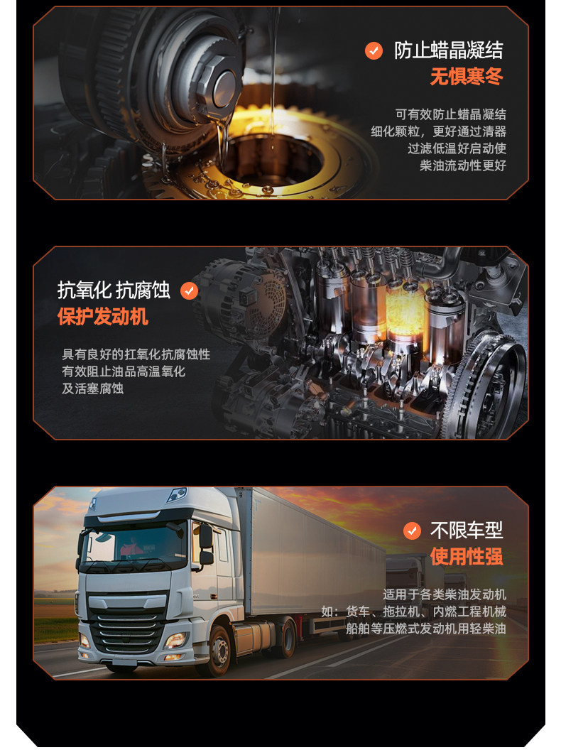 Diesel Antifreeze, Anticondensant, Anti-Freeze, Anti-Condensation Fluid, High-Efficiency Additive for Trucks, Winter Anti-Freezing Additive