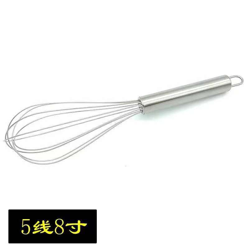 Batidor de huevos semiautomático de acero inoxidable para el hogar prensa giratoria batidor de huevos manual crema de huevo herramienta de eliminación manual