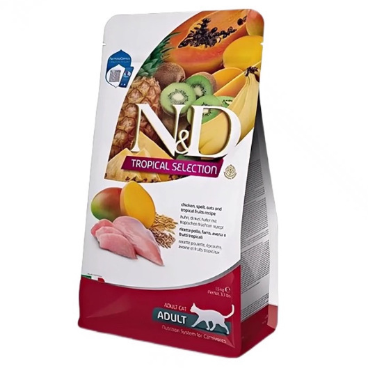 Imported from Italy Farmina Farmina High Protein Cat Food Chicken Banana Tropical Fruit Nutritional Cat Food 5kg