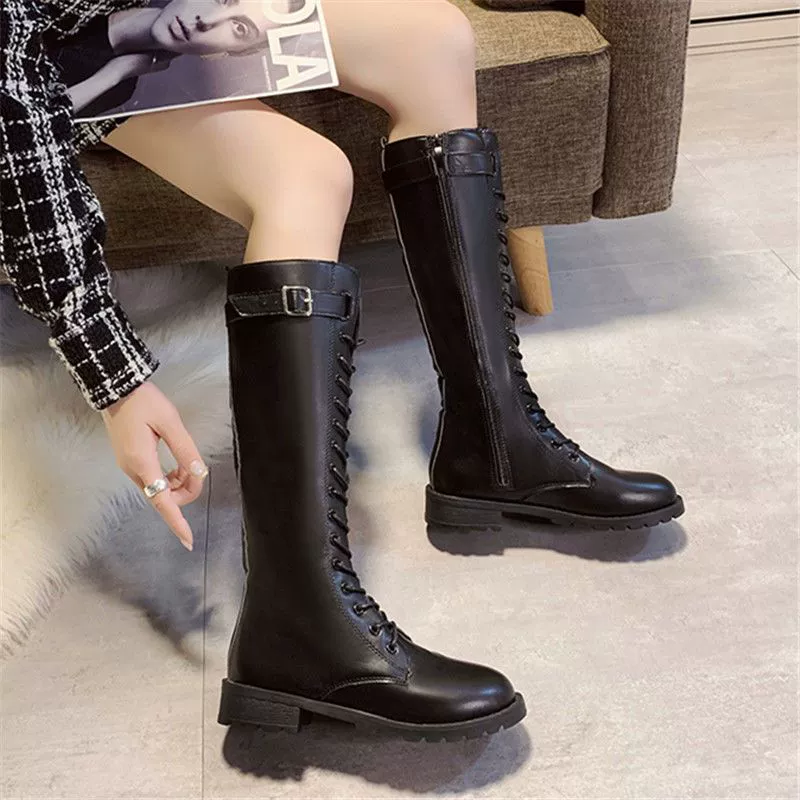 Длинные ботинки Martin женский 2024 новый зимний