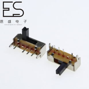 Factory Direct Sk-13D07 Single Row Horizontal 3-Speed Side Dial Toggle Switch Sliding Switch Environmental Protection High Quality