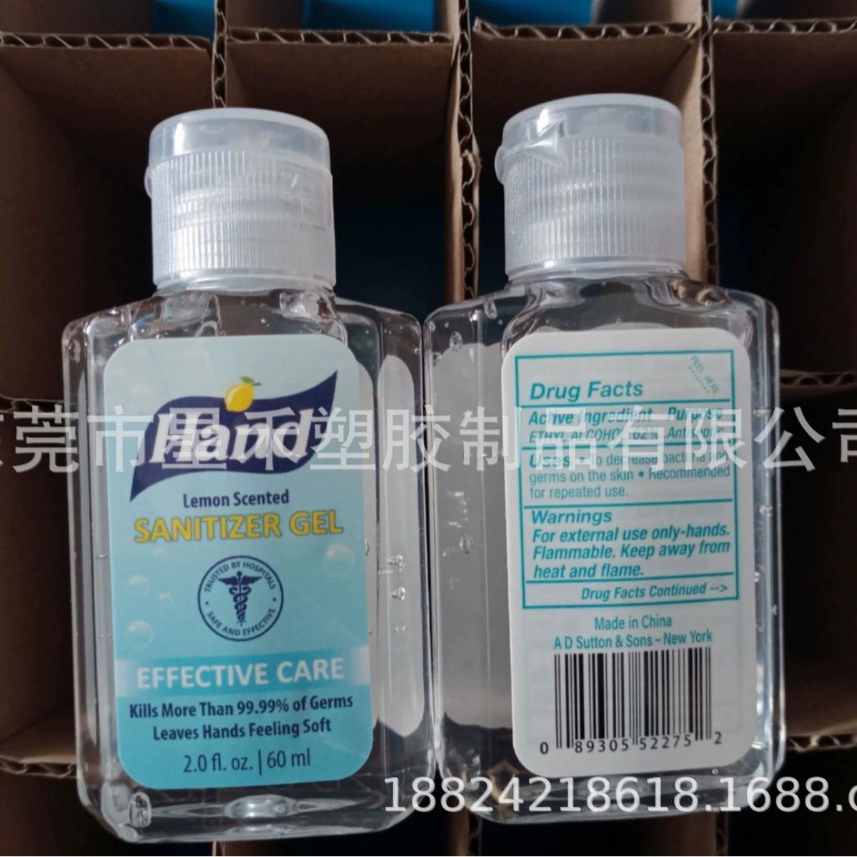 Фабрика спот 50 ml60 ml октагональная бутылка дезинфицирующее средство для рук