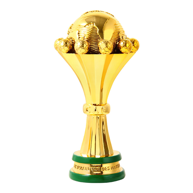 Copa del Mundo de fútbol popular decoración trofeo trofeo de resina tridimensional Copa de África