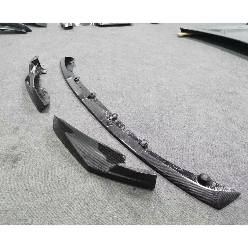 Suitable for BMW M3M4 carbon fiber front lip G80G82 modified MP dry carbon surround front shovel front spoiler small surround