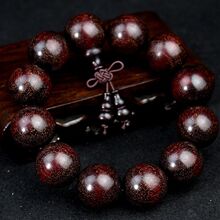 赞比亚小叶紫檀高密金星老料血檀佛珠手串木手链文玩黑檀满天星
