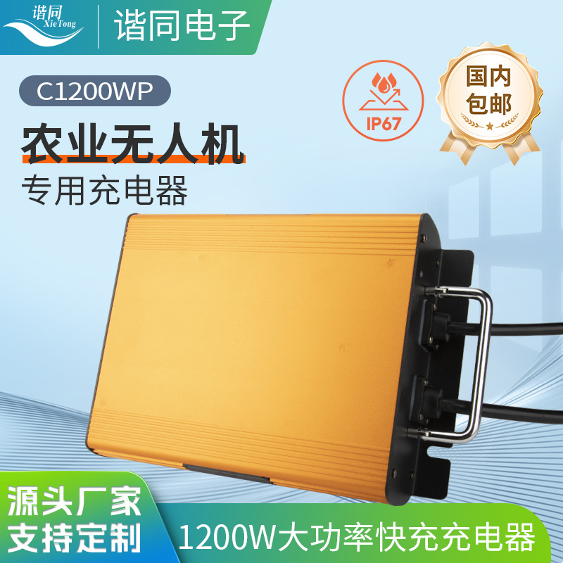 IP67充电器48V20A叉车观光车无人机小游艇蓄电池电动车智能防护
