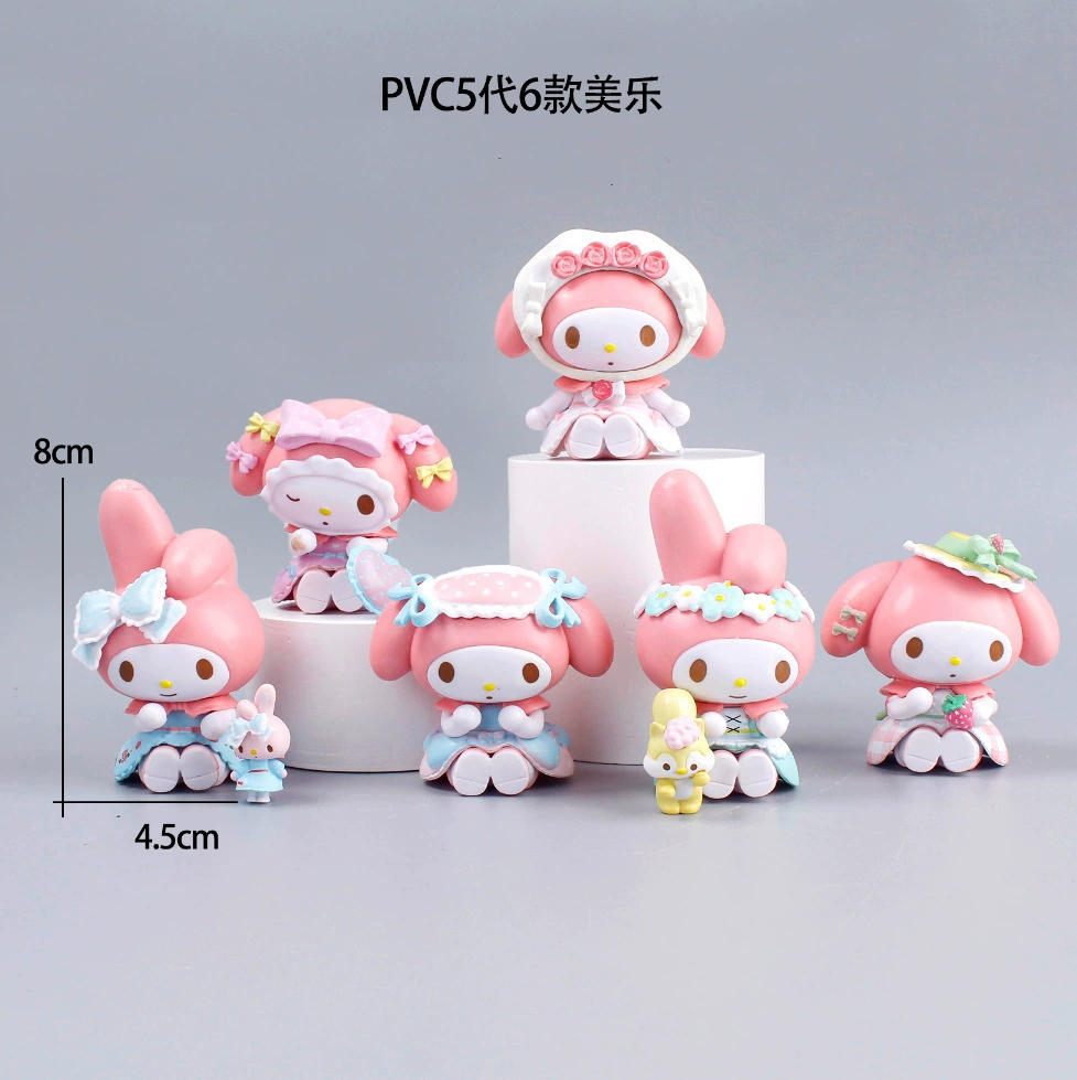 Сеть Red Curomi Merlot Pattay Dog Gou Dog торт-декор Display KT Cat Sanrio Birthday Dress