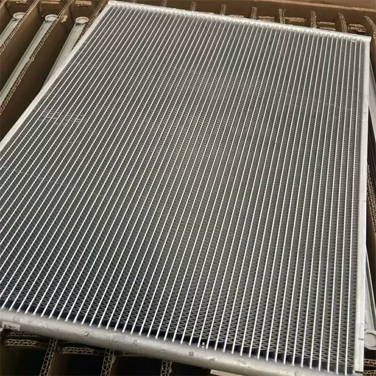 汽车空调冷凝散热器挖掘机重卡农用车拖拉机改装平行流散热器网片