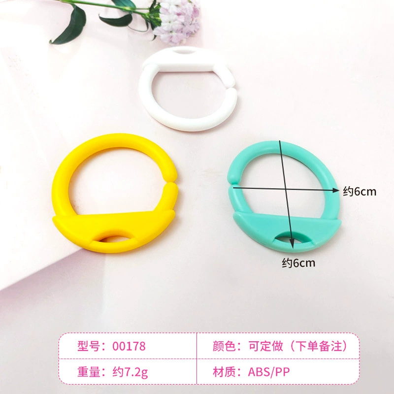 Round multicoloured rubber rings, toy with accessories, wholesale