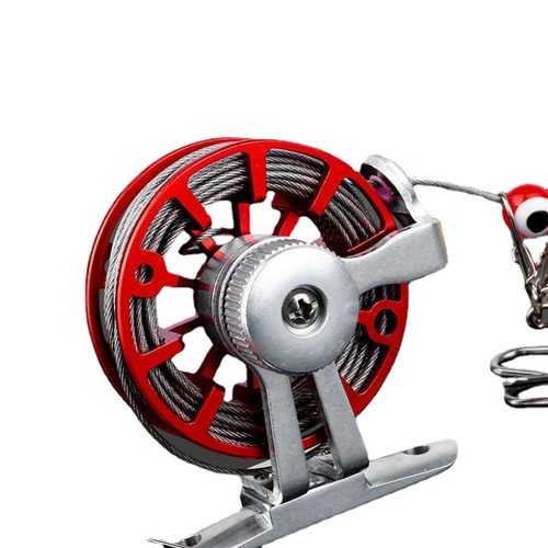 Live fish buckle fish buckle fish control device lock Luya pliers lock big stainless steel fish mouth pliers wire rope lock fishing gear