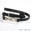 Black bag strap, 1.5cm