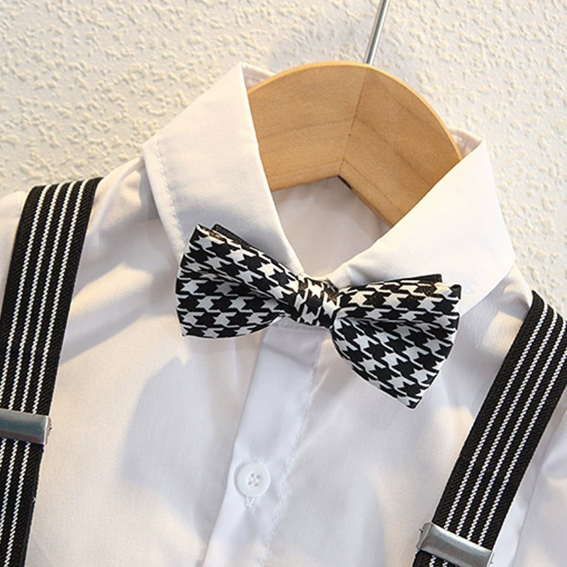Flower boy costume for early age, long-sleeve, overall, trousers, classic suit jacket for boys, British style