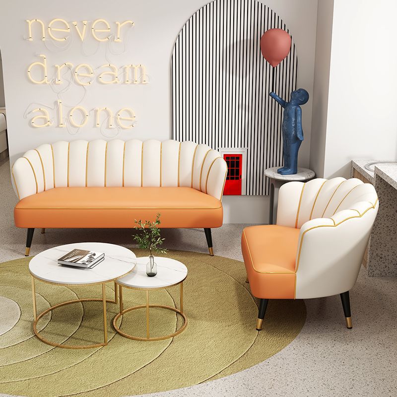Trendy Clothing Store Sofa Bedroom Milk Tea Shop Beauty Salon Sofa Seating Area Reception Light Luxury Small Apartment Rental House