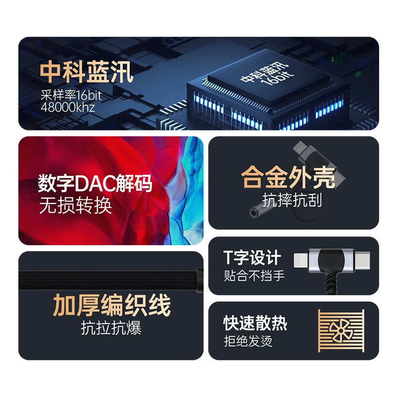 Apple, совместимые наушники, адаптер-кабель, 2 в 1, Android, 3,5 мм