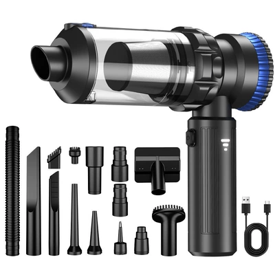 Small Powerful Dust Blower, Tozsoranlar - one-black-high-end-version-decorative-circle-blue