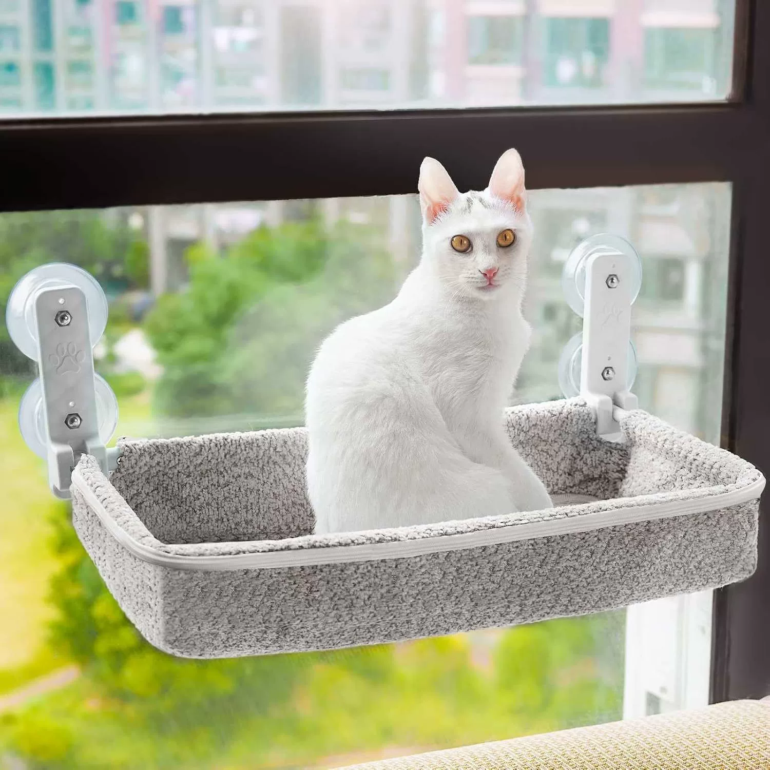 Гамак для кошек, лазательная стойка для кошек, на присосках для окна, складная подвесная лежанка для кошек, кошачий домик, оптовые поставки от производителя зоотоваров