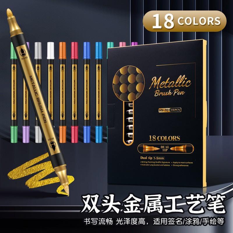 Nuevo tipo líquido directo de acrílico marcador de color plegable para estudiantes de jardín de infantes no tóxico pintado de arte marcador especial