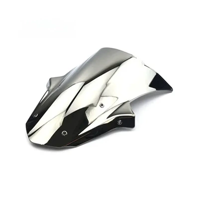 for Kawasaki Zx10R: Motorcycle front windshield - 06040031-silver-plated
