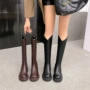 内增高秋冬韩版百搭骑士靴