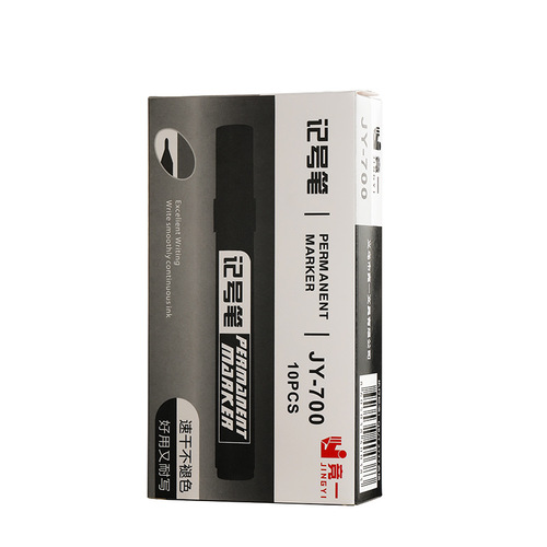 Large-capacity oil-based black waterproof quick-drying thick-tipped red and blue logistics express advertising large pens wholesale