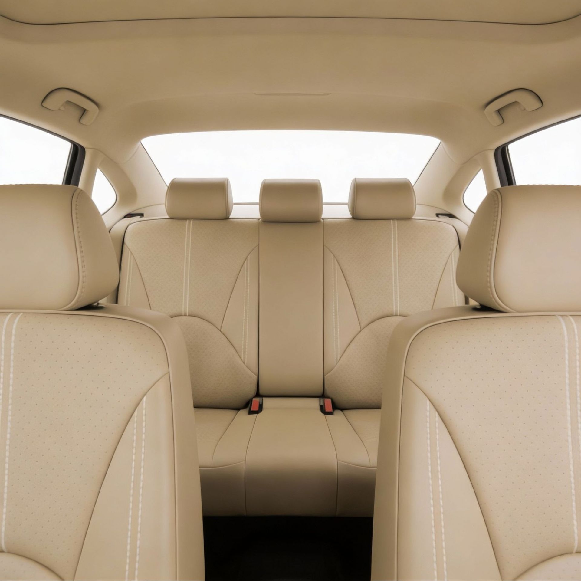 Seat cushion, seat cover, Universal Universal PU - perforated-beige-5-seat-9-piece-set