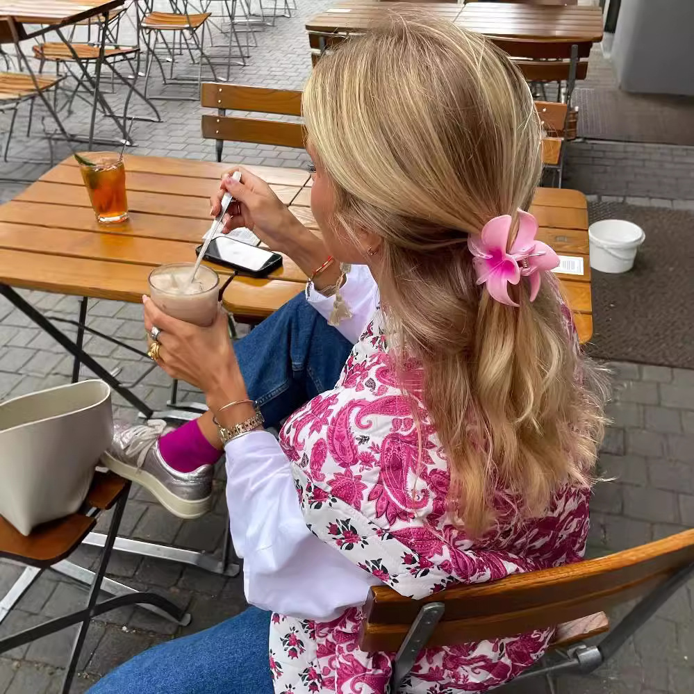 Manteau gilet matelassé en coton imprimé pour femme, nouvelle collection automne/hiver 2024 w028 5887_voghion.com