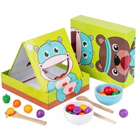 Семейные реалистичные обучающие палочки для chopsticks, игрушка, семейный стиль, раннее обучение, мелкая моторика