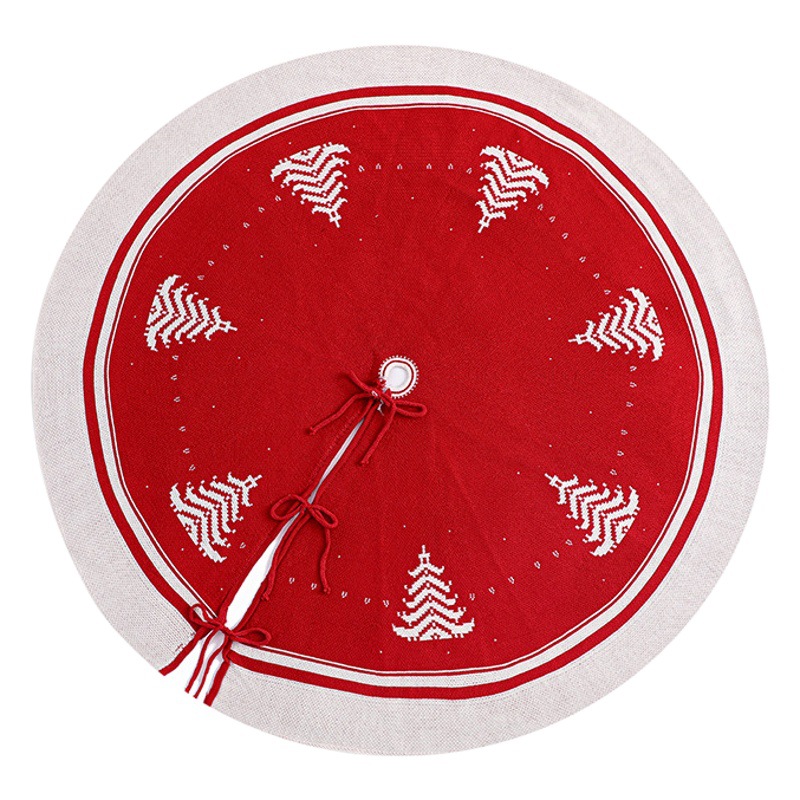 Hong Kong amor árbol de Navidad falda redonda árbol de punto base delantal árbol de Navidad falda escena decoración suministros