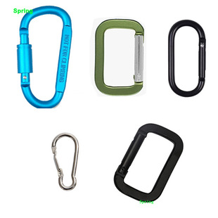 Factory special-shaped mountaineering buckle hoist wire buckle accessories outdoor rectangular runway-shaped outdoor spring hook