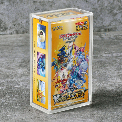 Pokémon Acrylic Display Box Card Box Card Box Brick Simple Storage Box Protection Box Collection Box Dust Cover