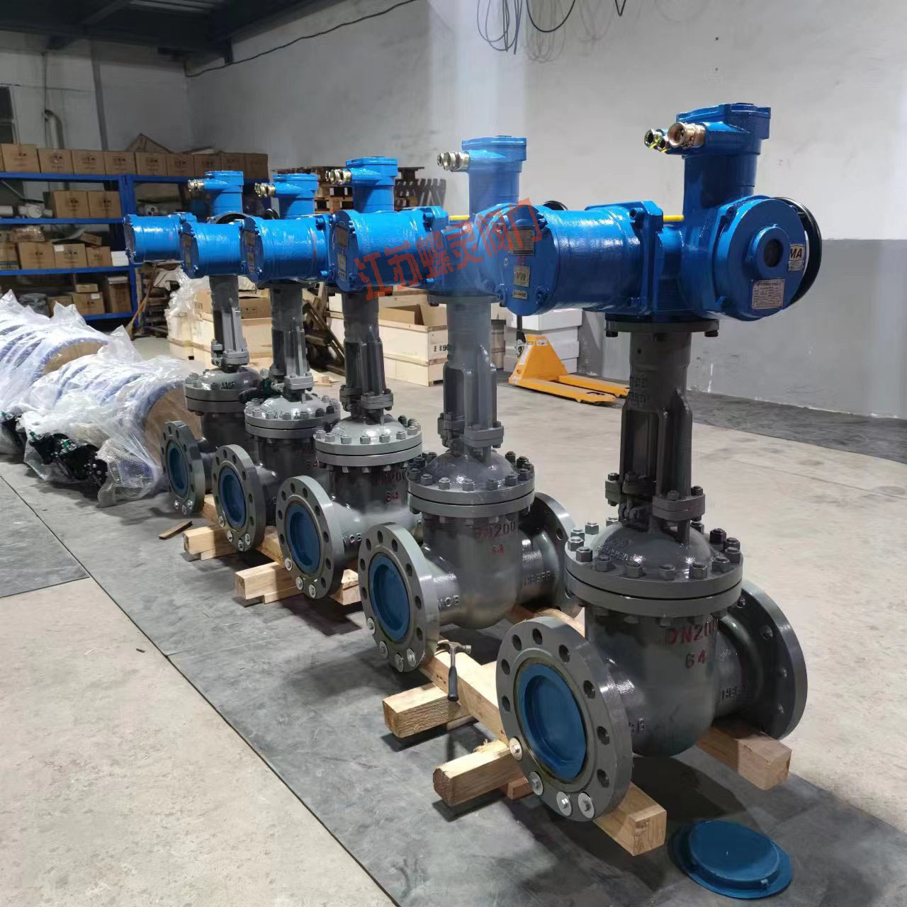 WCB材质煤安防爆电控阀门 ZB941H-64 DN350矿用一体式电动闸阀