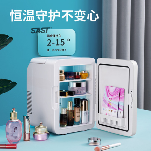 Makeup mirror refrigerator facial mask one-time delivery expert cross-border exclusive fruit and beverage preservation car-mounted cooling box