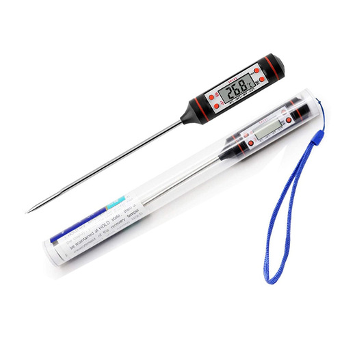 TP101 Home Electronic Food Thermometer Probe Style Baking Stainless Steel Liquid Thermometer