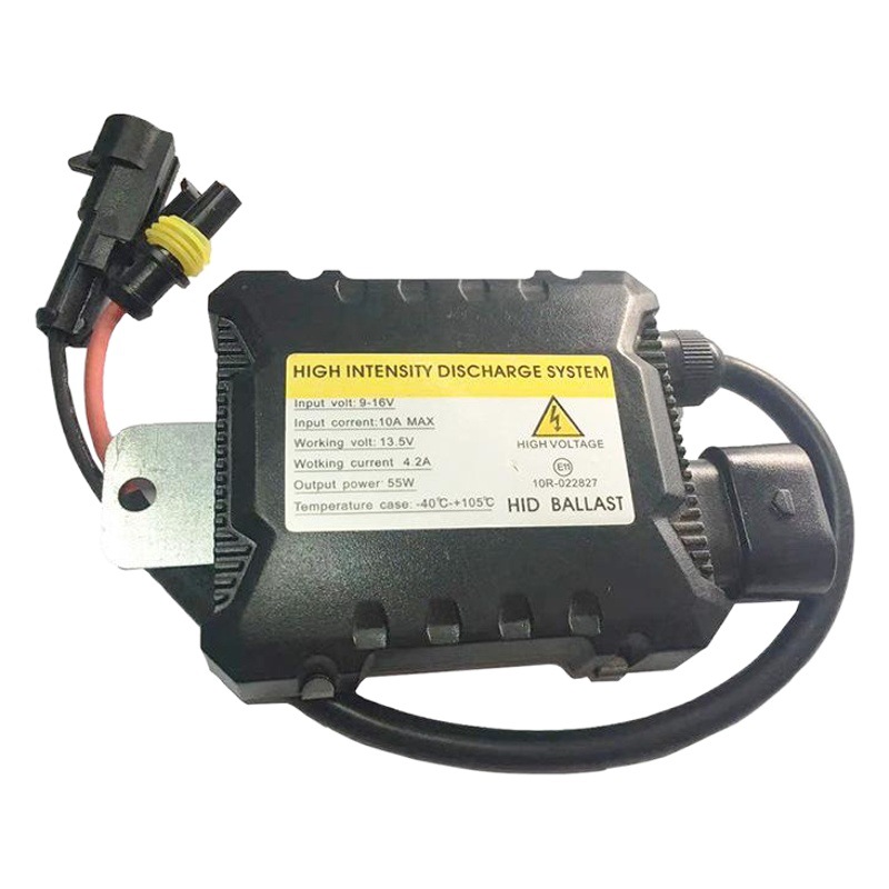 Balastador de caparazón de tortuga 55WHID rectificador ultrafino a base de aluminio con cable, arranque rápido de un segundo, balasto de luz de automóvil de CA